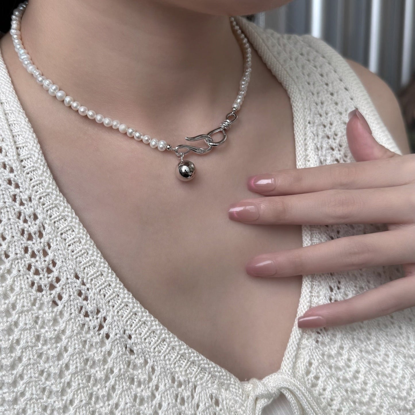 Celeste Pearl Necklace