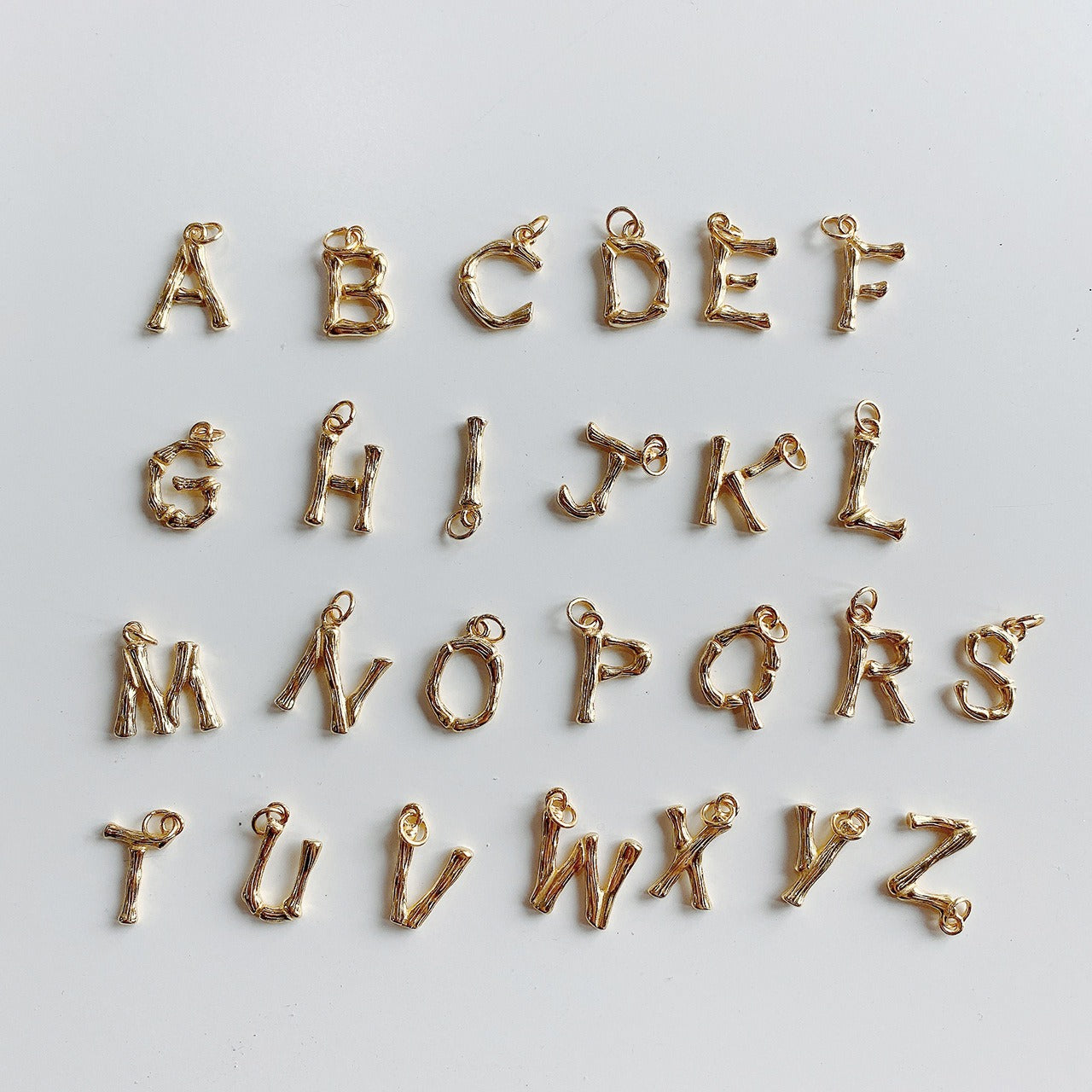 Woody Initial Necklace