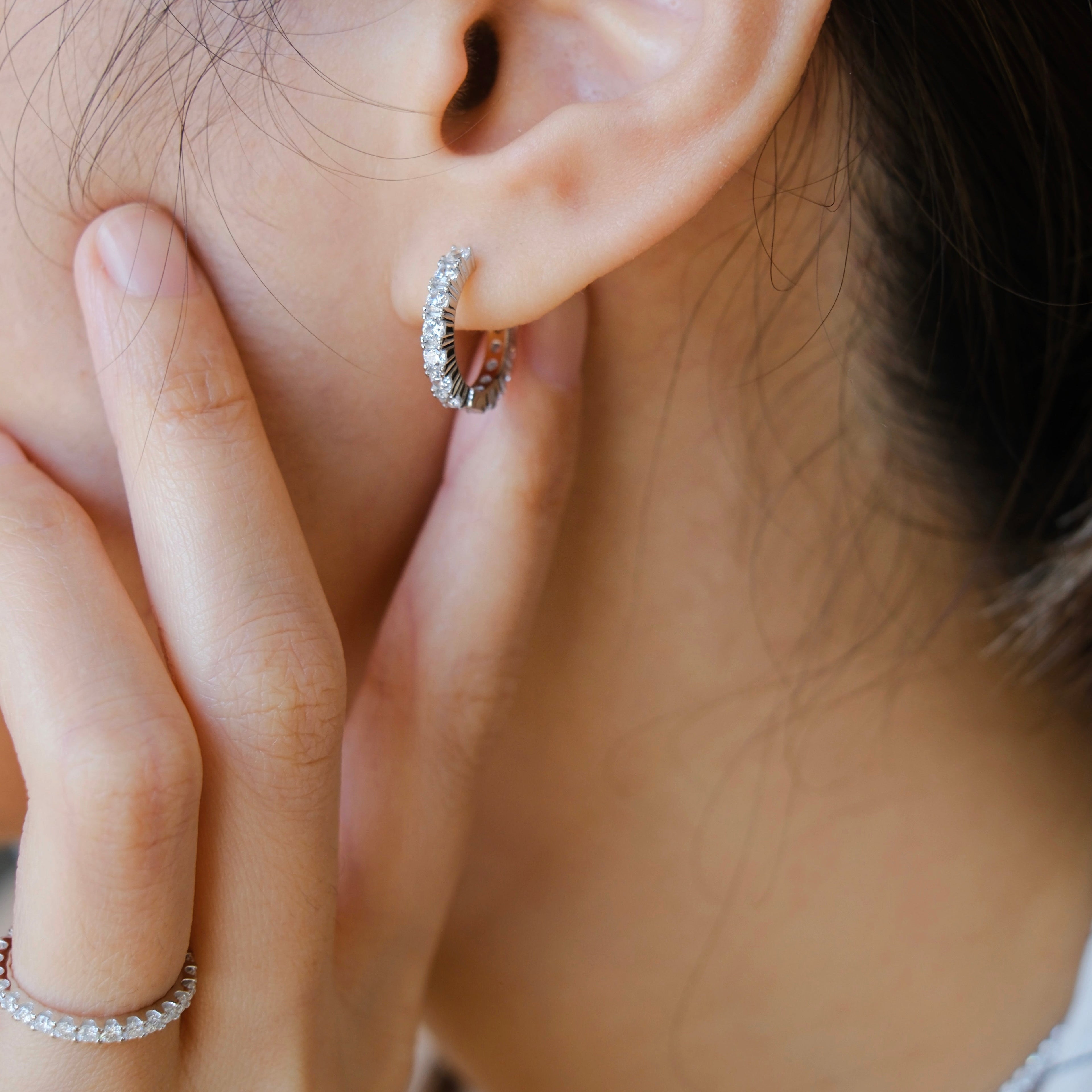 Lumière Huggie Earrings