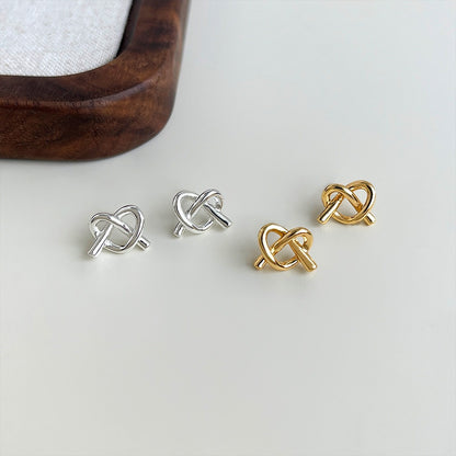 Pretzel Earrings