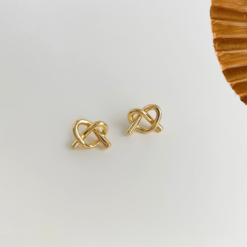 Pretzel Earrings