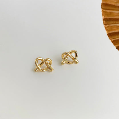 Pretzel Earrings