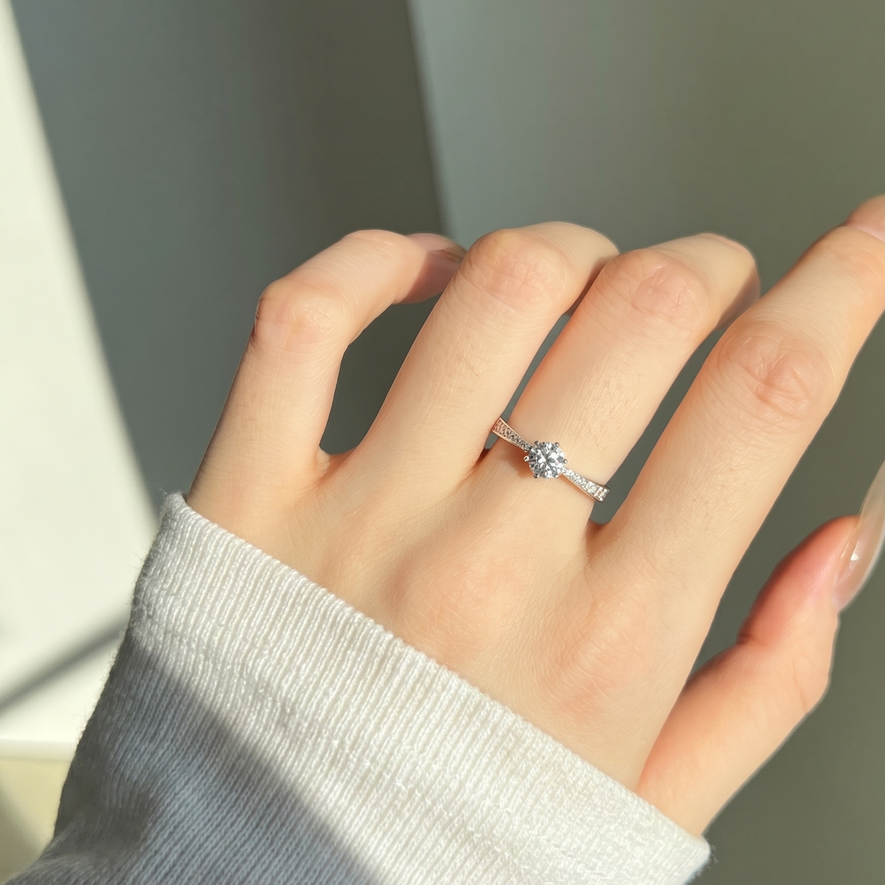 Soleil Solitaire Ring