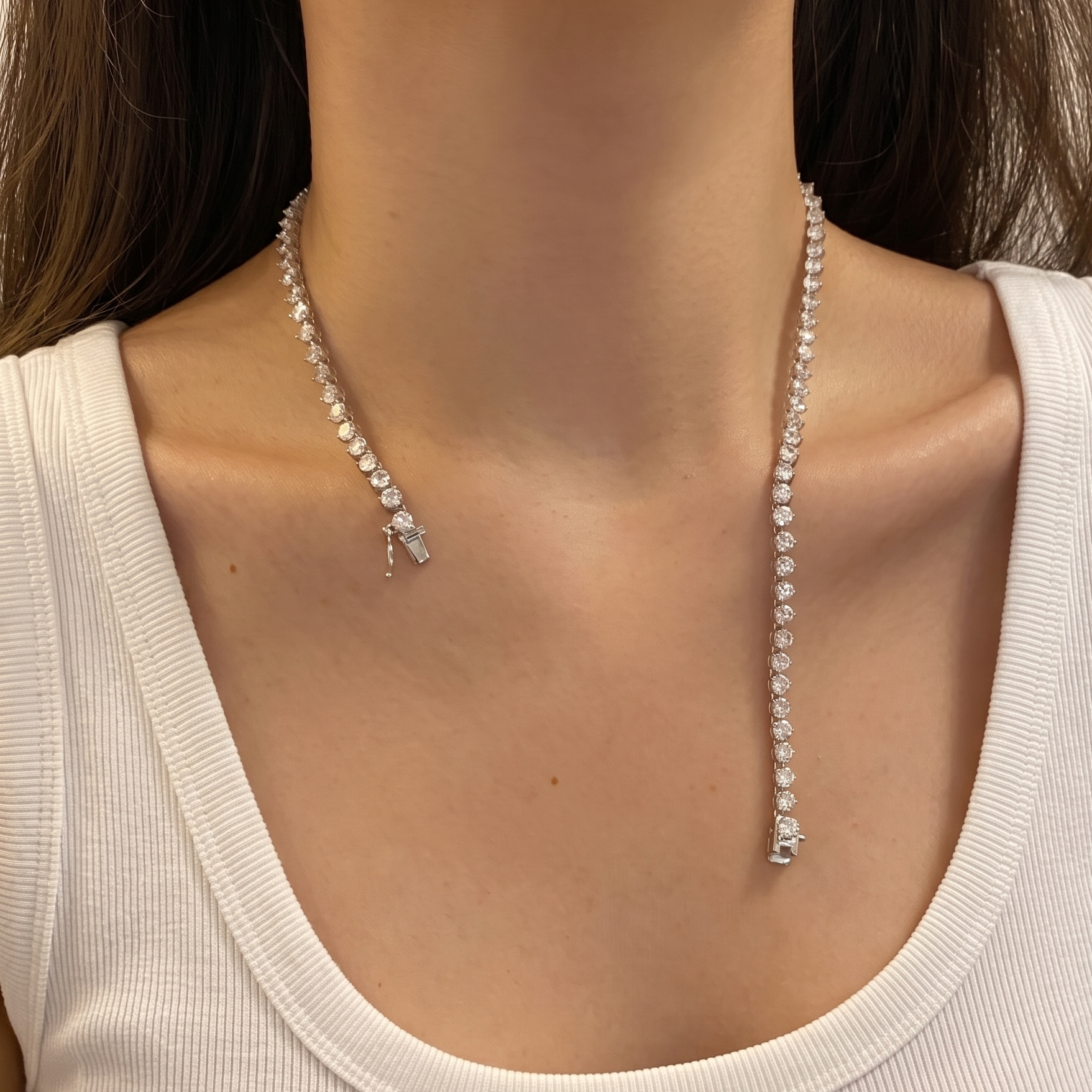 Tennis Éclat Necklace