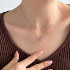 Vienne Pink Pendant Necklace