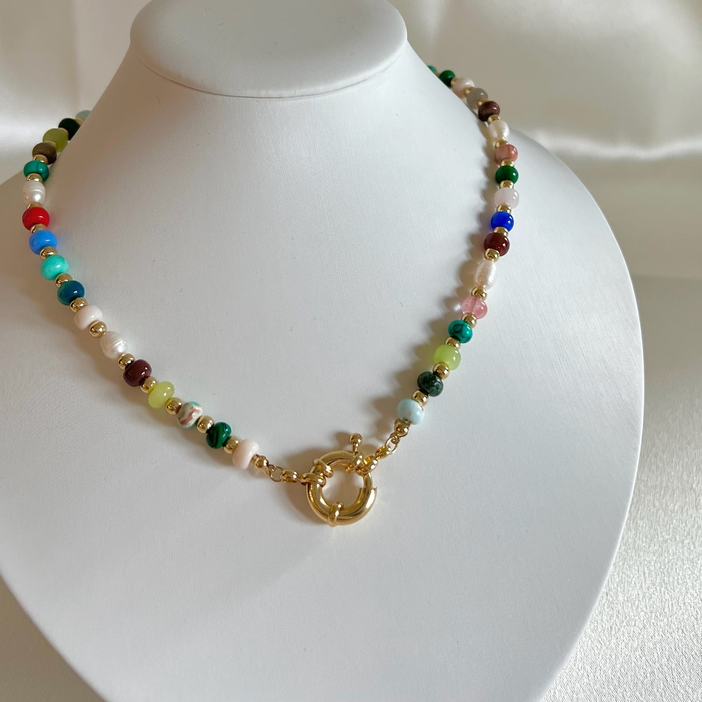 Lucia Gemstone Necklace