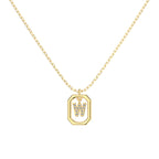 Framed Initial Necklace