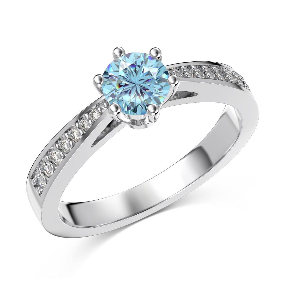 Soleil Solitaire Ring