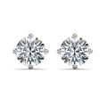 Solène Solitaire Stud Earrings