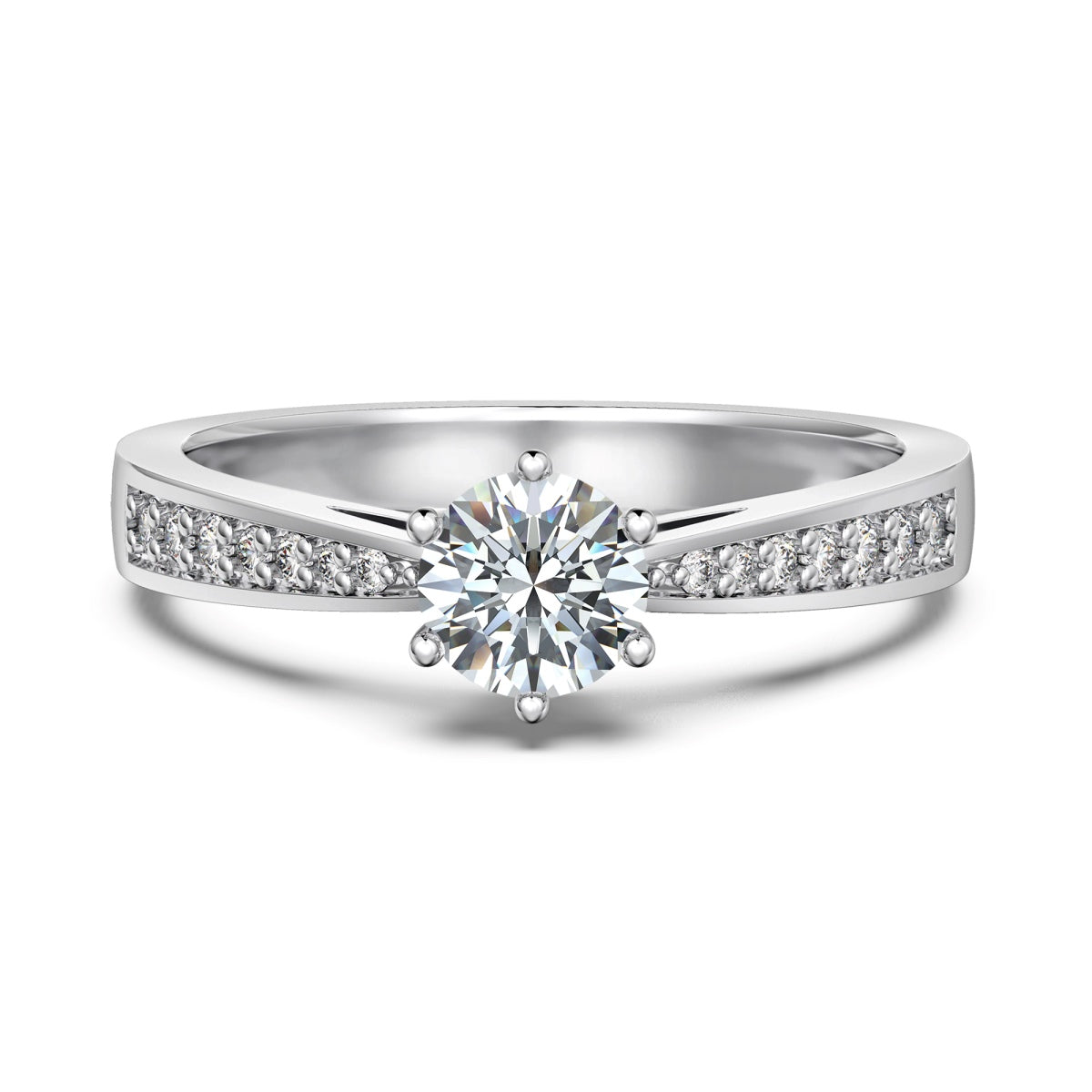 Soleil Solitaire Ring