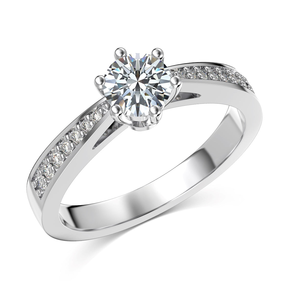 Soleil Solitaire Ring