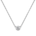 Nora Halo Pendant Necklace