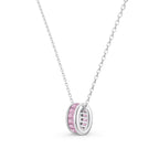 Vienne Pink Pendant Necklace