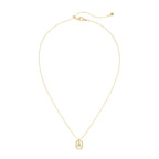 Framed Initial Necklace