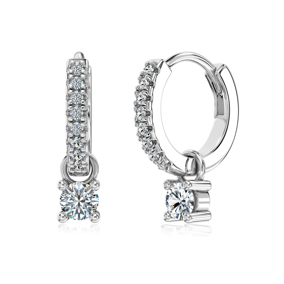 Lumière Convertible Huggie Earrings