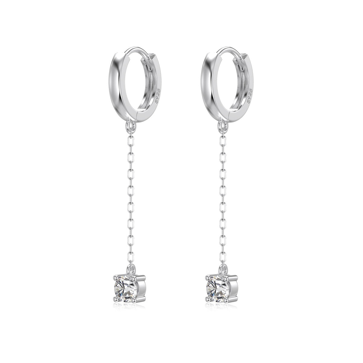 Serein Drop Huggie Earrings