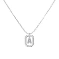 Framed Initial Necklace