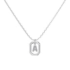 Framed Initial Necklace