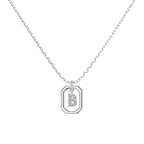 Framed Initial Necklace