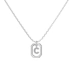 Framed Initial Necklace