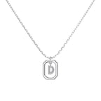 Framed Initial Necklace