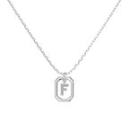 Framed Initial Necklace