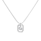 Framed Initial Necklace