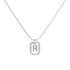 Framed Initial Necklace