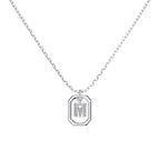 Framed Initial Necklace