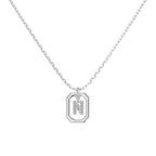 Framed Initial Necklace