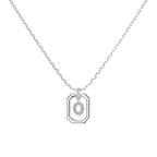 Framed Initial Necklace