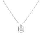 Framed Initial Necklace