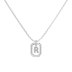 Framed Initial Necklace