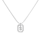 Framed Initial Necklace