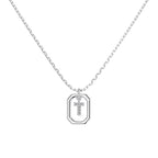 Framed Initial Necklace