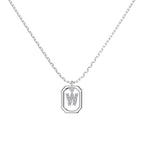 Framed Initial Necklace