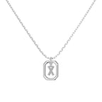 Framed Initial Necklace