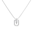 Framed Initial Necklace