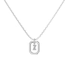 Framed Initial Necklace